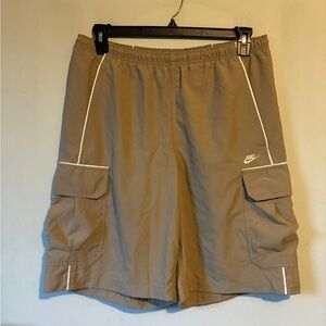 Nike Men's Beige Athletic Shorts
